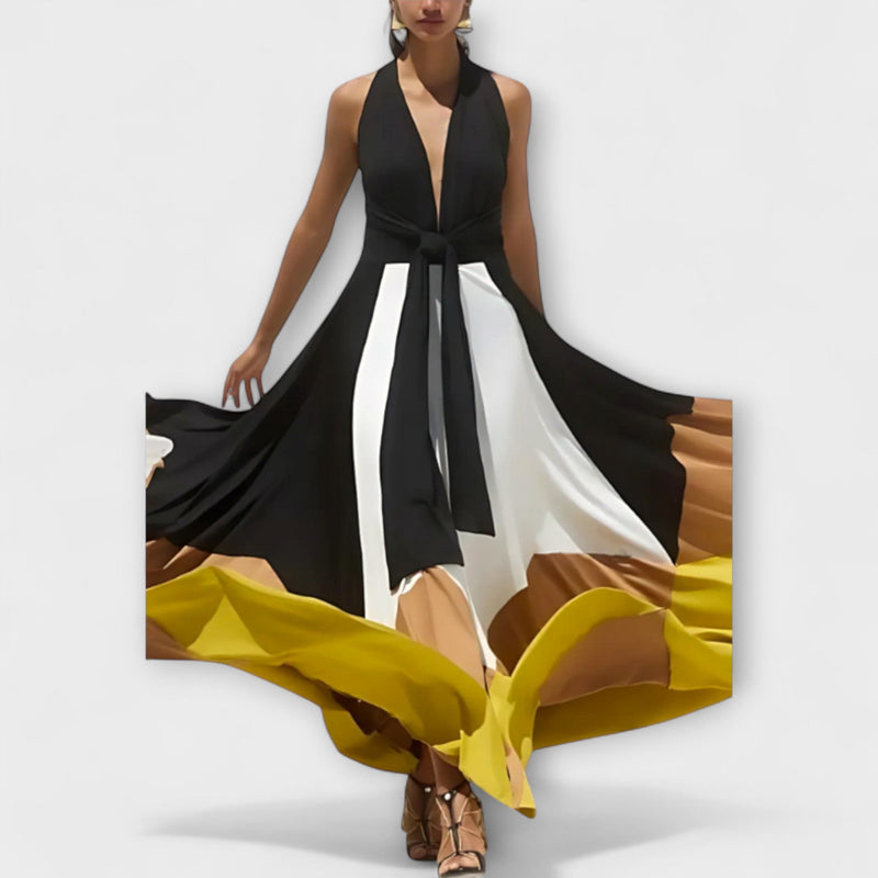 Nava - Vestito Lungo con Schiena Scoperta