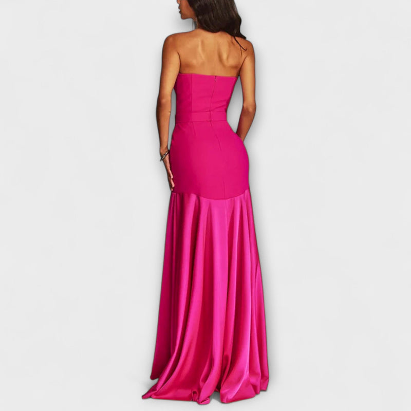 Vada - Vestito Maxi senza spalline con scollo a V