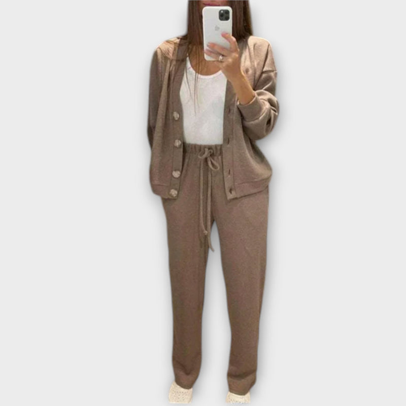 Chantal – Completo Cardigan e Pantaloni
