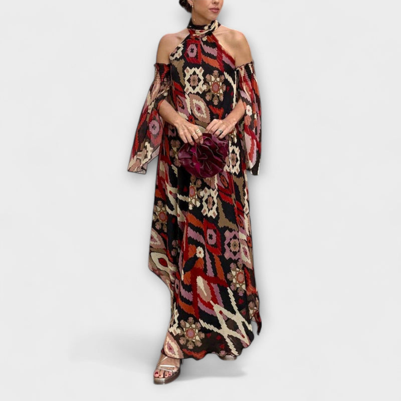 Monroe - Vestito maxi di ispirazione bohemia