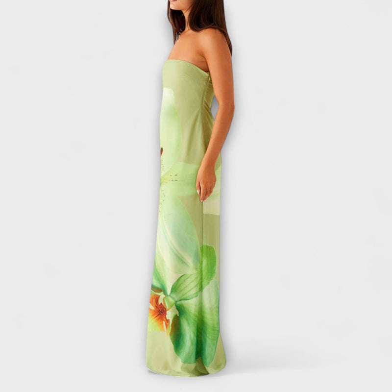 Zephyra - Elegante Maxivestito Off-Shoulder