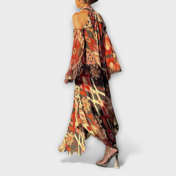 Monroe - Vestito maxi di ispirazione bohemia