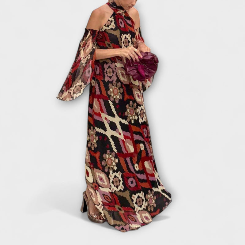 Monroe - Vestito maxi di ispirazione bohemia