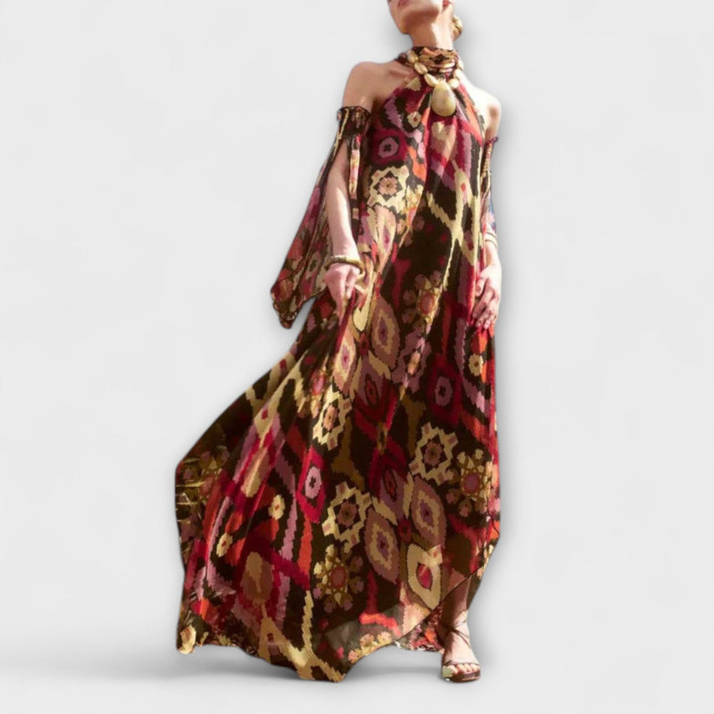 Monroe - Vestito maxi di ispirazione bohemia