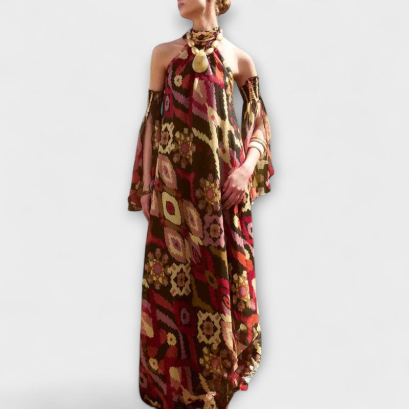 Monroe - Vestito maxi di ispirazione bohemia
