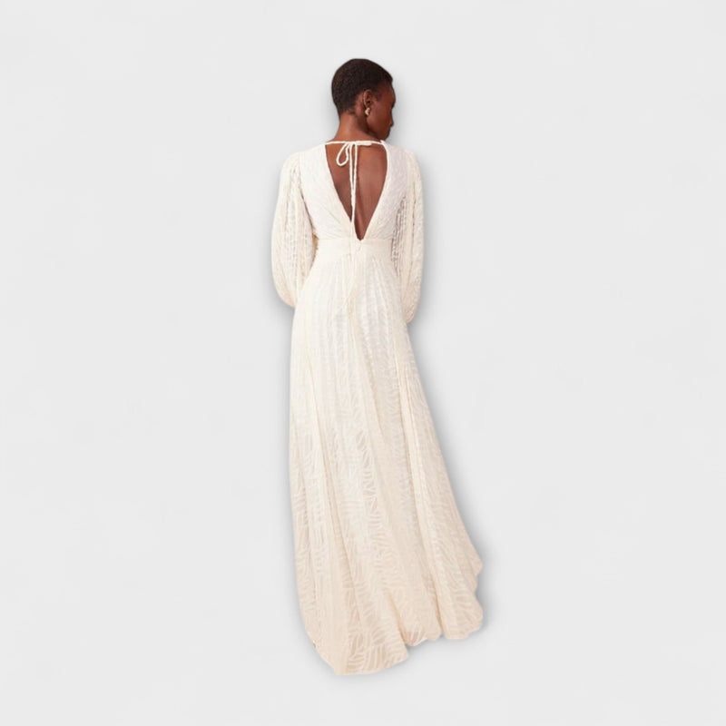 Elsa - Vestito Maxi Crema di Allegory