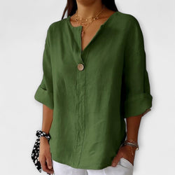 Nicole - Blusa elegante con scollo a V