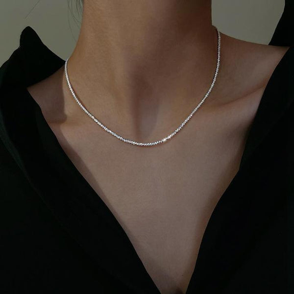 Collana di luce stellare in argento - Set