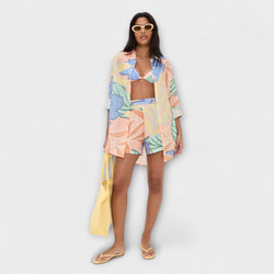 Mary - Completo corto con stampa tropicale di Playa Boyfriend
