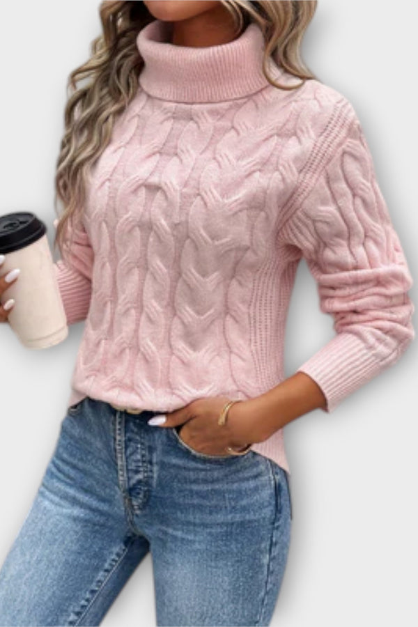 Amelia – Elegante maglione a collo alto