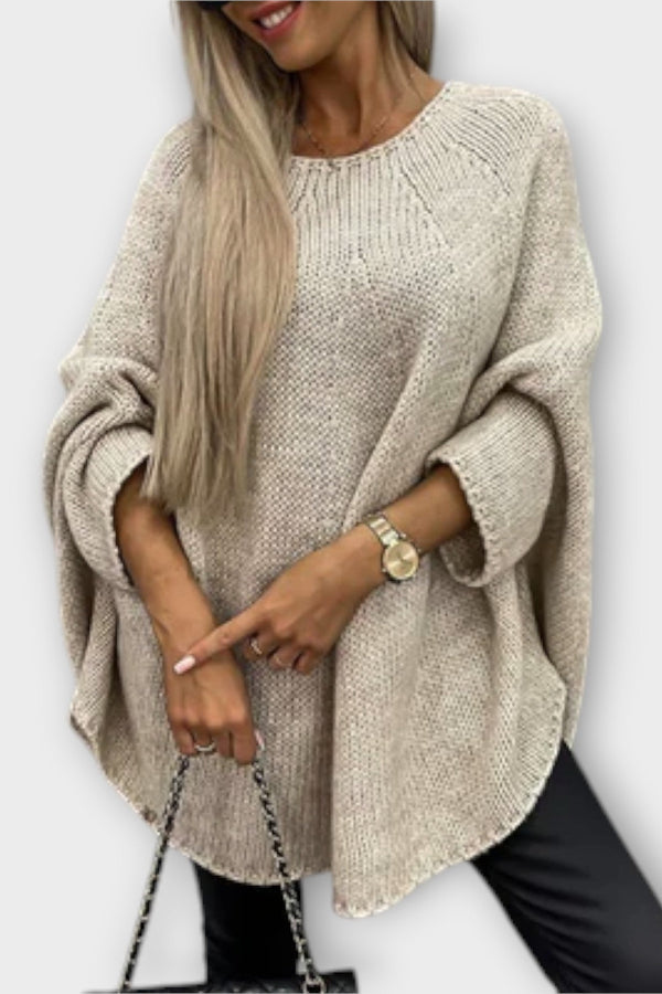 Isabelle - Maglione elegante da donna con collo rotondo