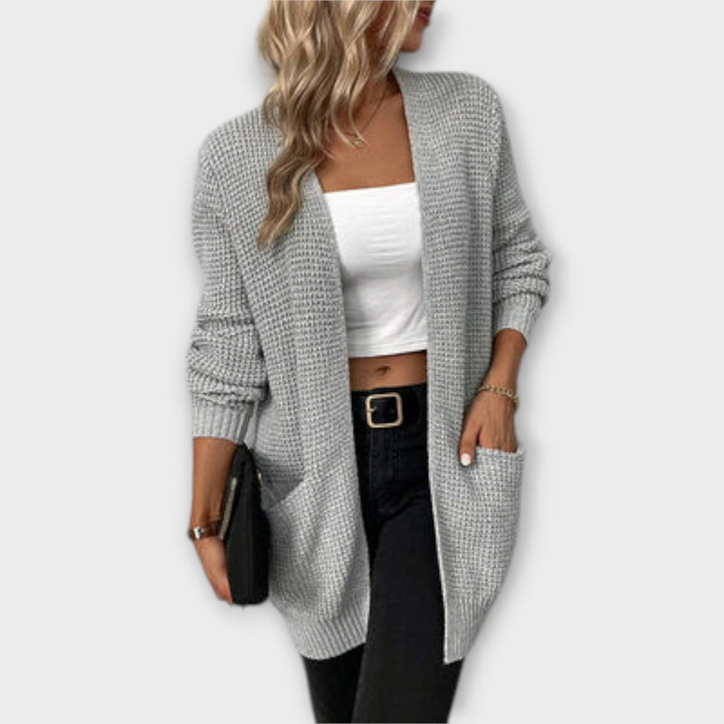 Nancy - cardigan a maglia informale con tasche