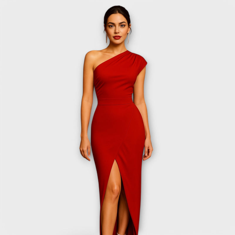 Abito da sera asimmetrico elegante