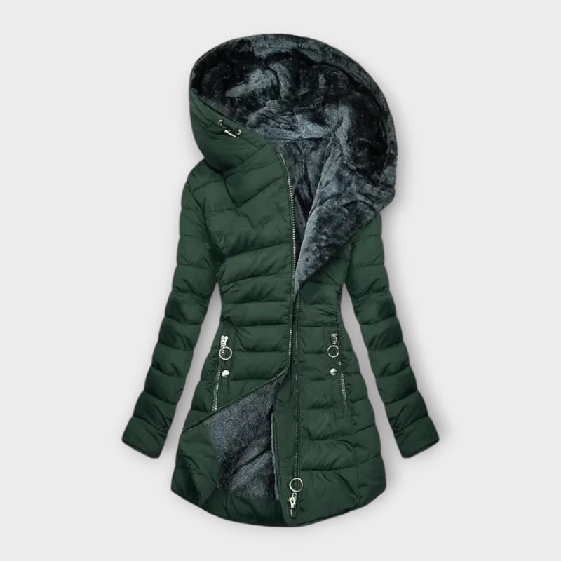 Kori - Cappotto con Fodera in Pelliccia Accogliente