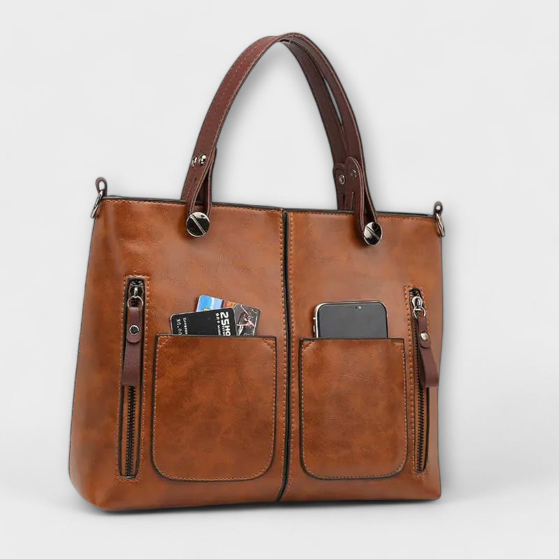 Lora. - Elegante borsa in pelle