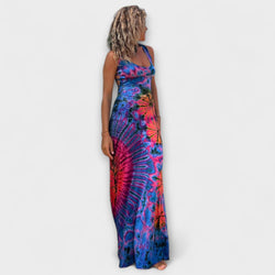 Ronja - Il vestito maxilargo con stampa Tie-Dye La Bamba