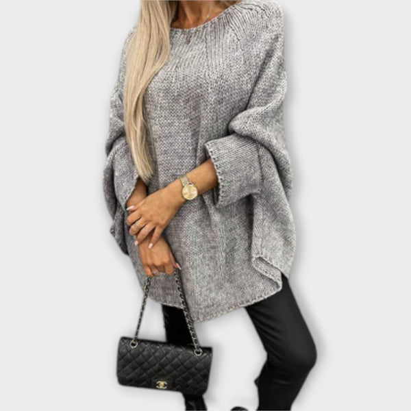 Isabelle - Maglione elegante da donna con collo rotondo