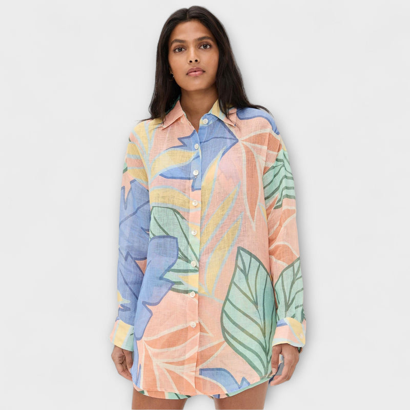 Mary - Completo corto con stampa tropicale di Playa Boyfriend