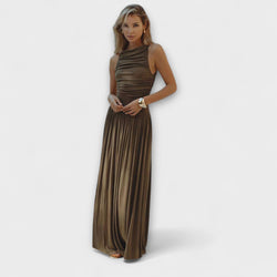 Zendaya - Vestito Maxí in Cotone Lungo