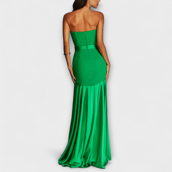 Vada - Vestito Maxi senza spalline con scollo a V