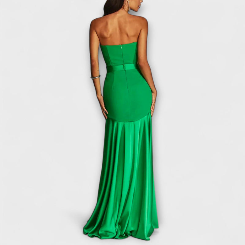 Vada - Vestito Maxi senza spalline con scollo a V