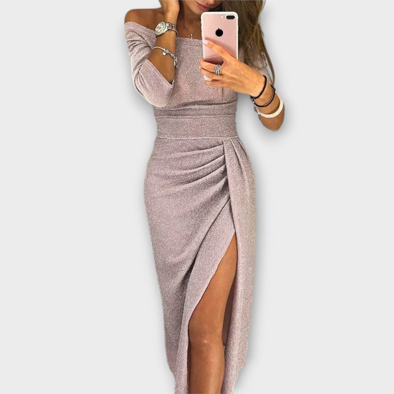 Lena - Elegante abito off-shoulder