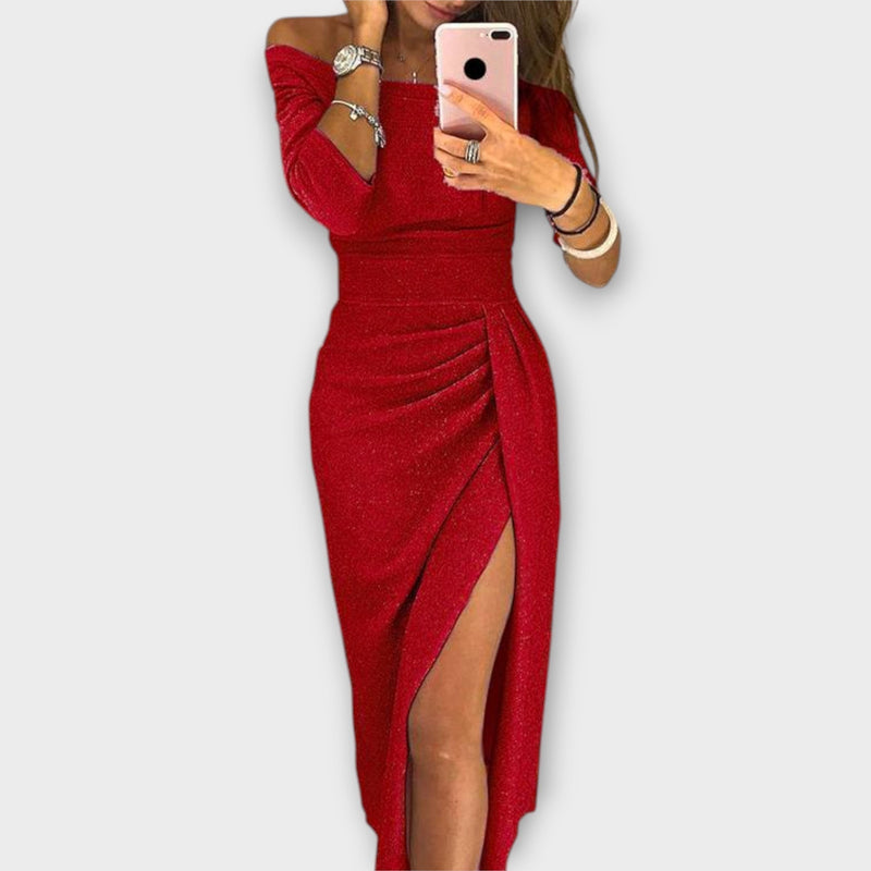 Lena - Elegante abito off-shoulder