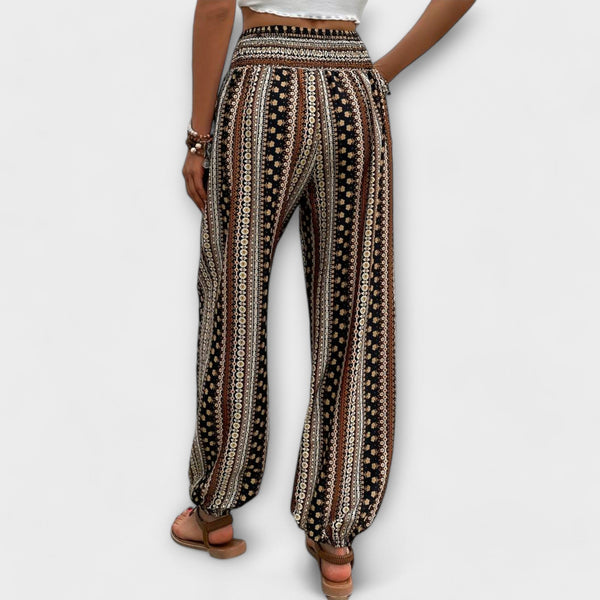 Scarlett - Pantaloni con grafica etnica