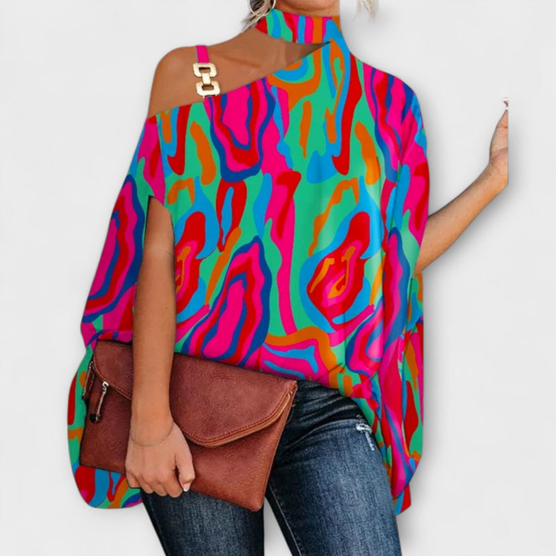 Blusa senza spalle per donne