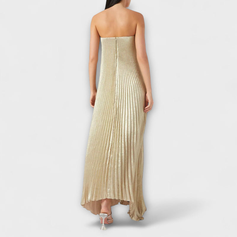 Michelle - Vestito Maxi Sweetheart in Floral Arancione