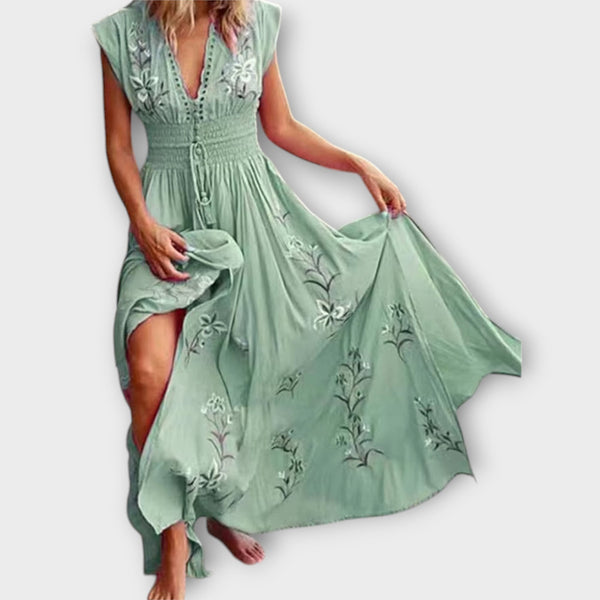 Felizia – Vestito Boho con incantevoli ricami