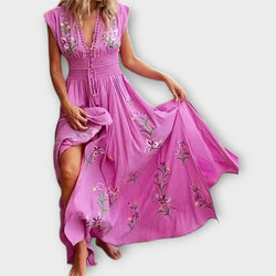 Felizia – Vestito Boho con incantevoli ricami