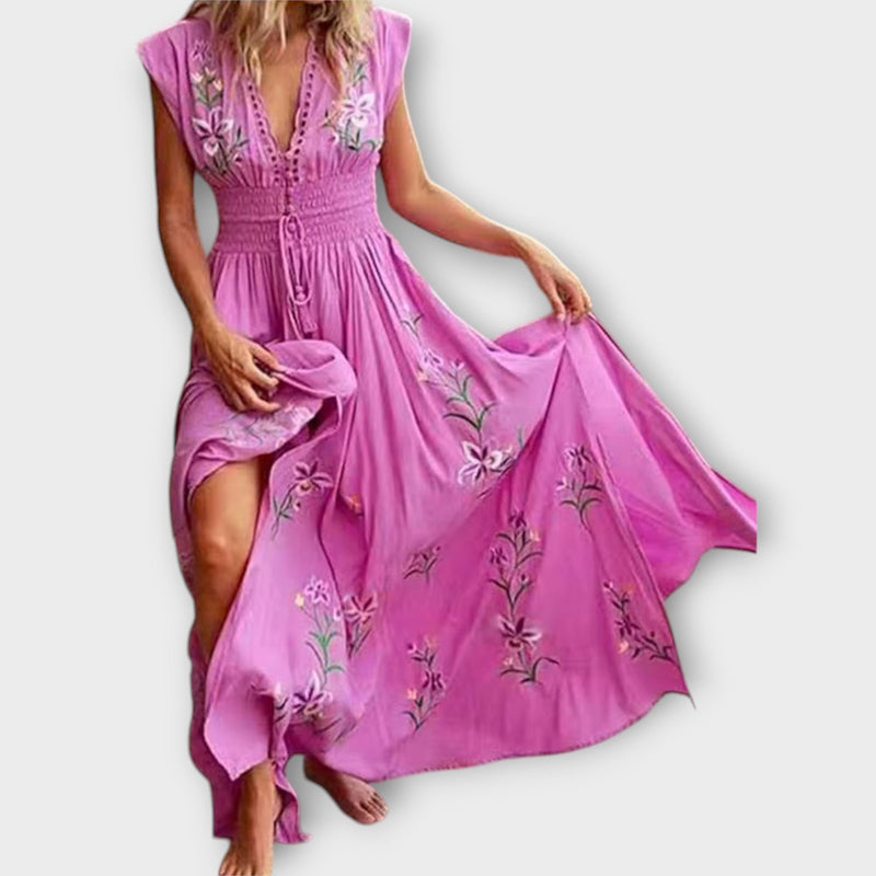 Felizia – Vestito Boho con incantevoli ricami