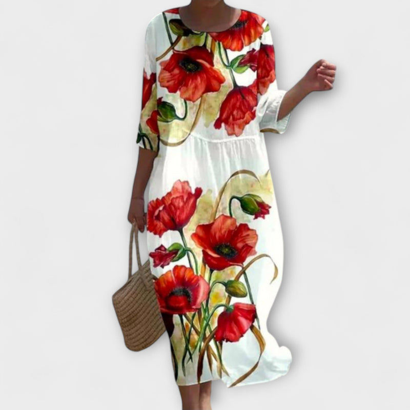 Miranda - Vestito Maxì Floreale Elegante