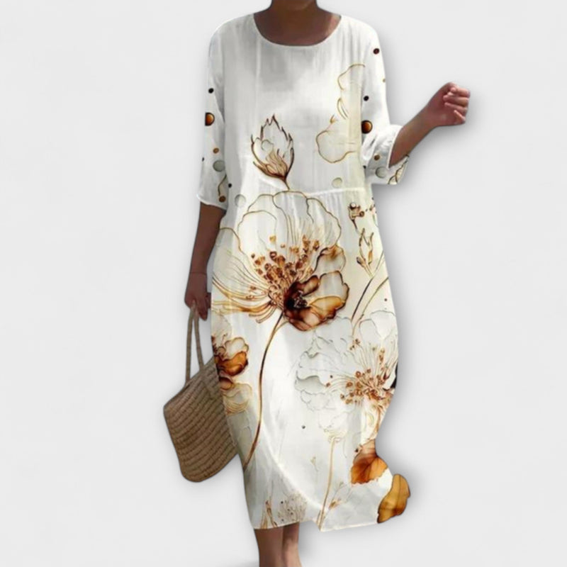 Miranda - Vestito Maxì Floreale Elegante