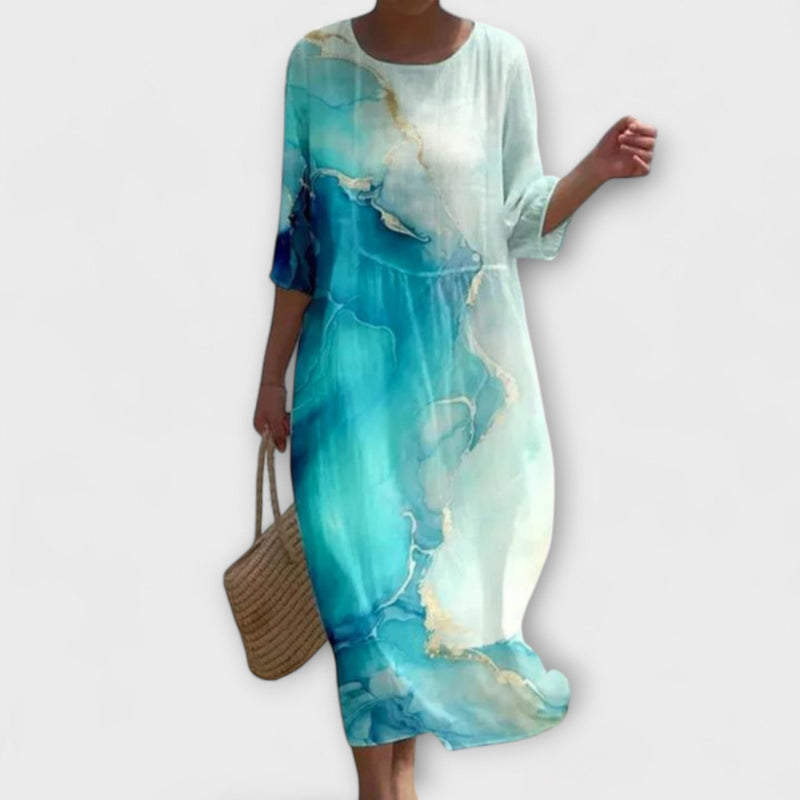 Miranda - Vestito Maxì Floreale Elegante