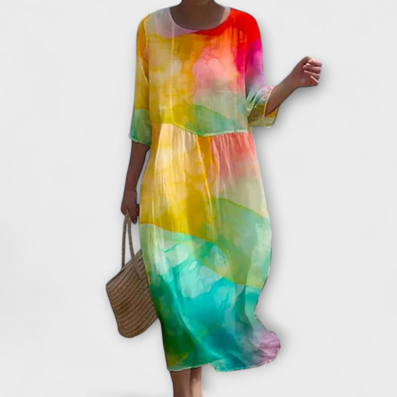Miranda - Vestito Maxì Floreale Elegante