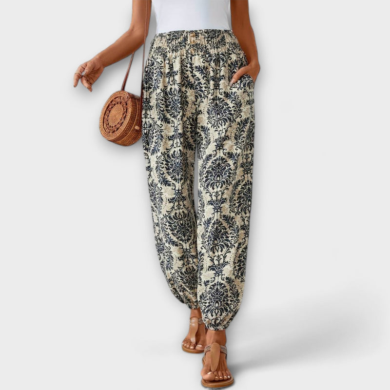 Scarlett - Pantaloni con grafica etnica