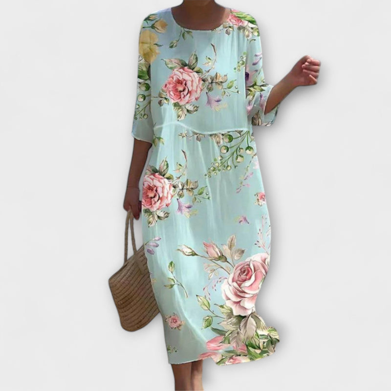 Miranda - Vestito Maxì Floreale Elegante