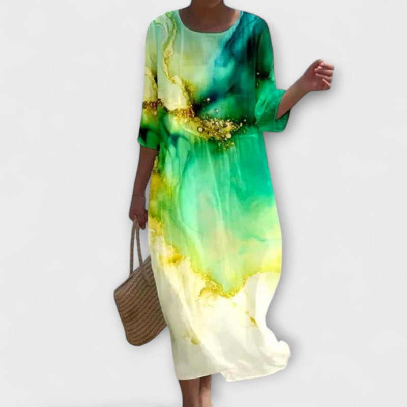 Miranda - Vestito Maxì Floreale Elegante