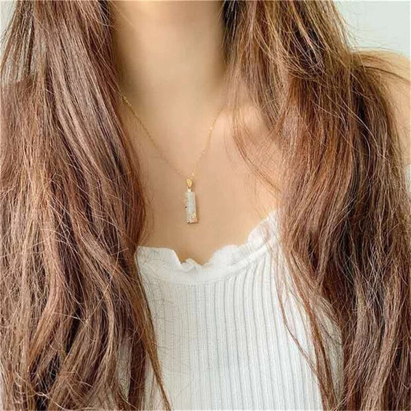 Collana Amuleto in Giada