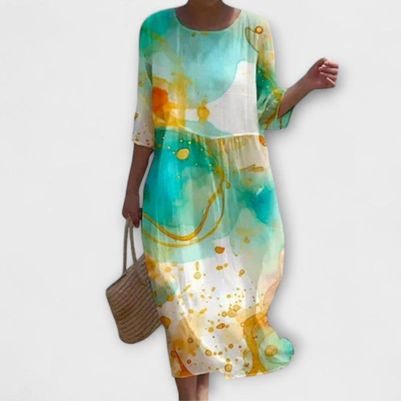 Miranda - Vestito Maxì Floreale Elegante