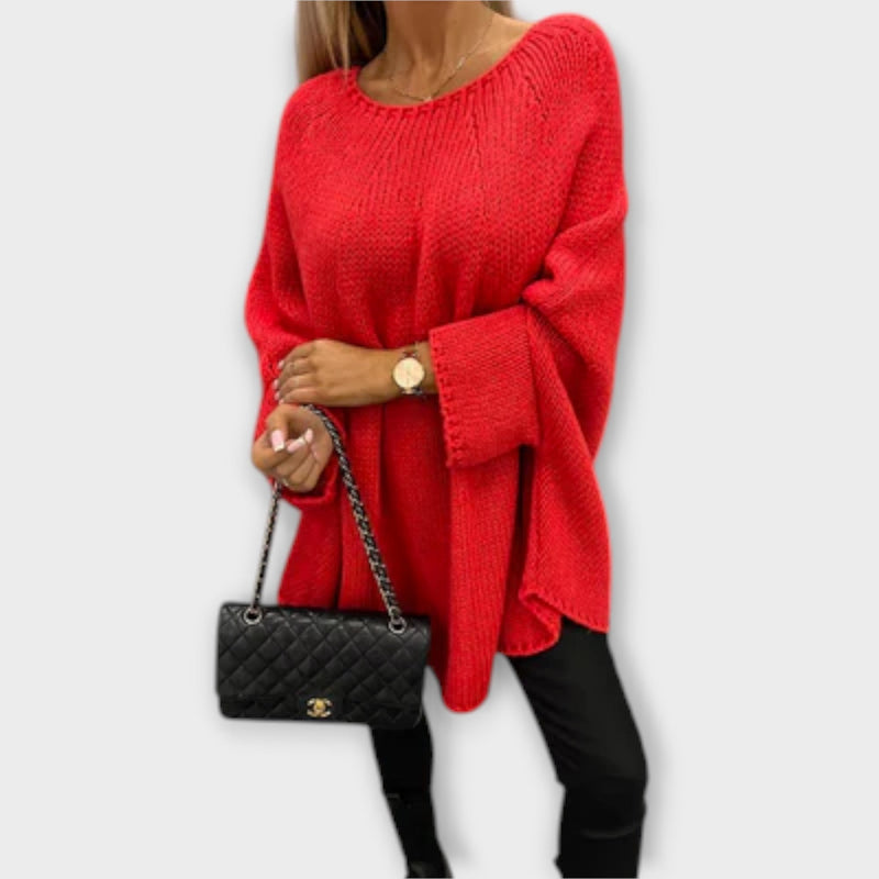 Isabelle - Maglione elegante da donna con collo rotondo