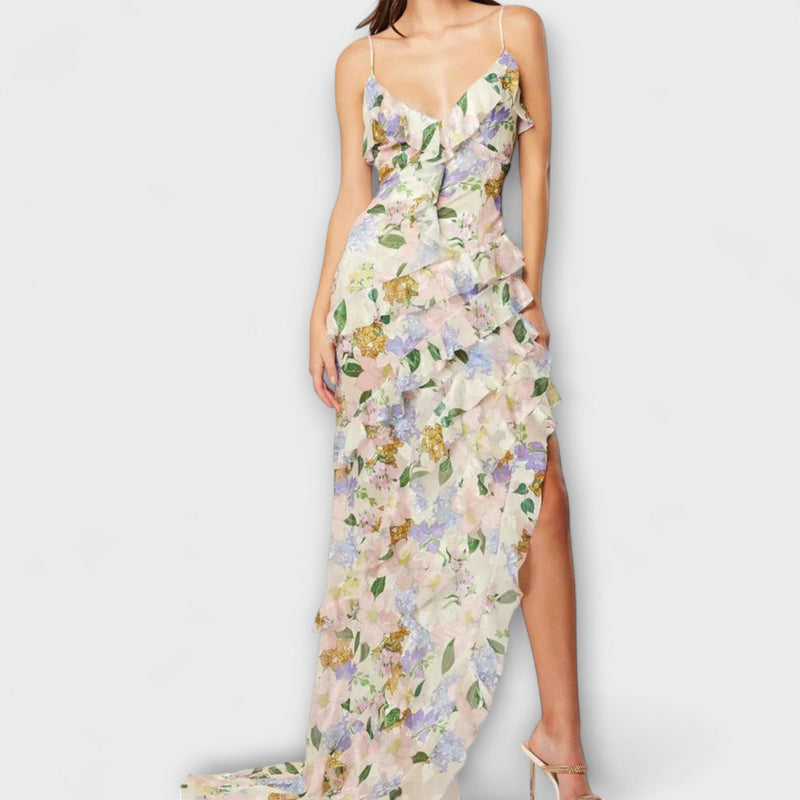 Indie - Vestito con volant e spalline