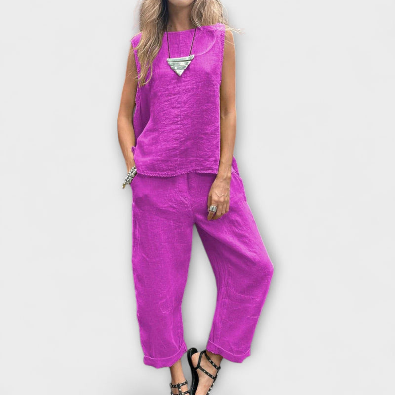 Jennifer - Set in Cotone-Lino Rilassante
