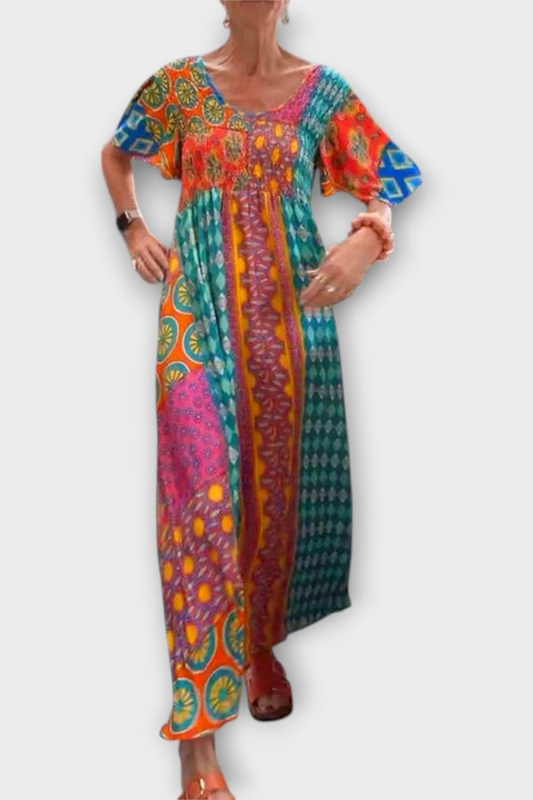 Melania - Vestito Boho Vibrante
