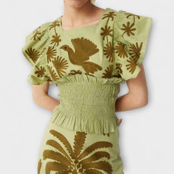 Amy - Elegante vestito con palme