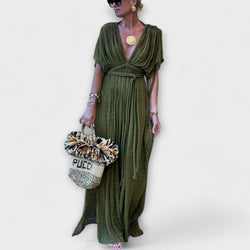 Vestito Maxi Kimono in Stile Greco