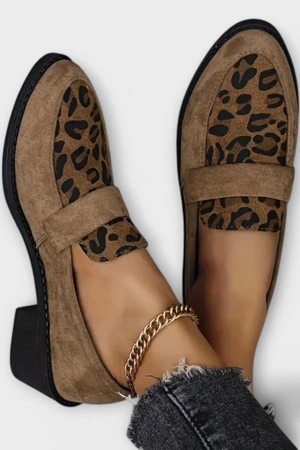 Karla - Scarpe eleganti da donna con stampa leopardata