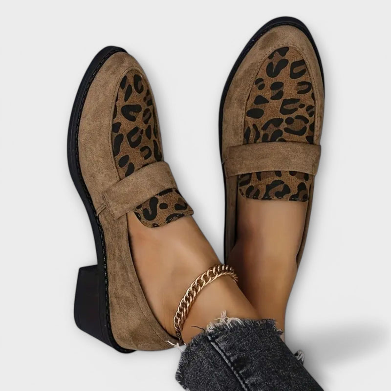 Karla - Scarpe eleganti da donna con stampa leopardata